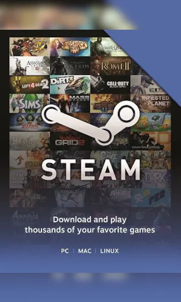 Steam Gift Card €50 Global Activation Code