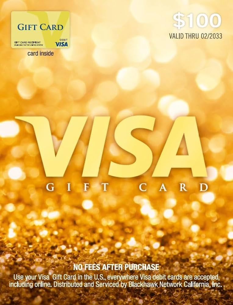 Visa Gift Card $75 US